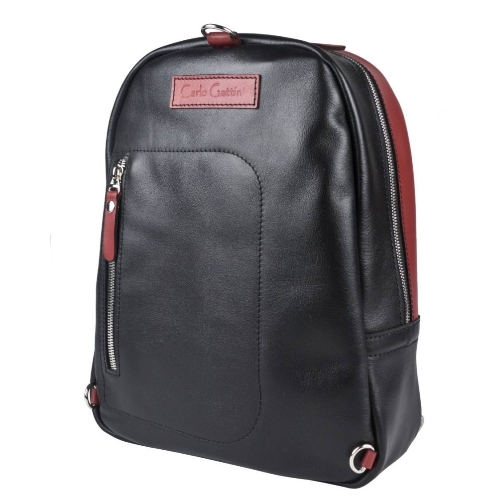 Кожаный рюкзак Albera black/red (арт. 3055-01) Кожаный рюкзак Albera black/red (арт. 3055-01)