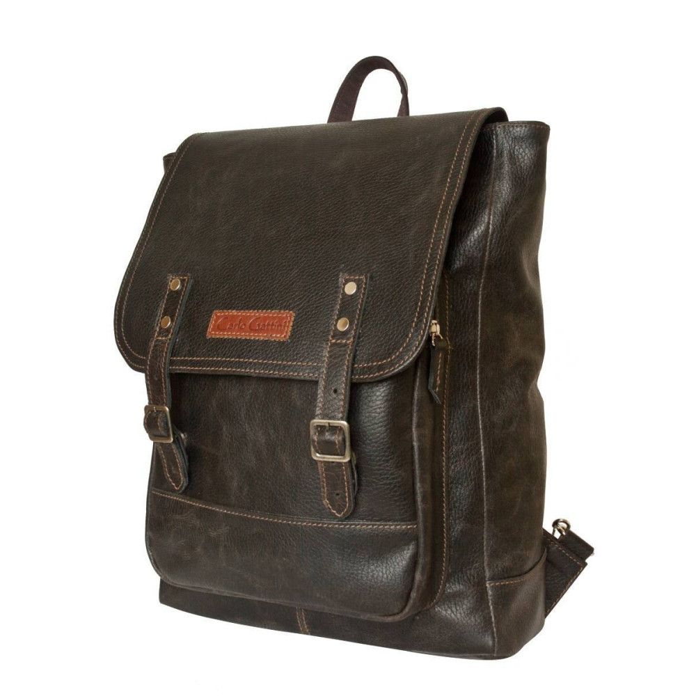 Кожаный рюкзак Montalfano brown Кожаный рюкзак Montalfano brown